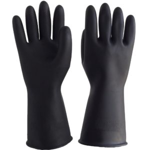 Guantes de Caucho x Par